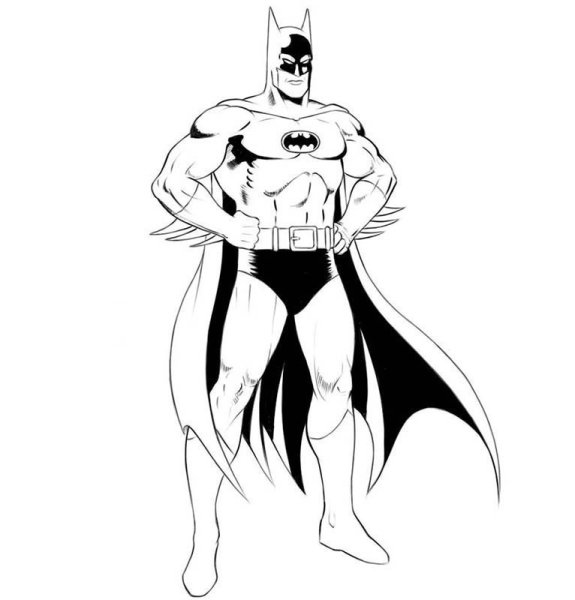 Картинки для рисования Бэтмен