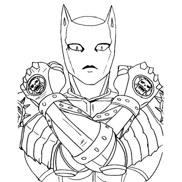 Раскраски Джоджо киллер Квин