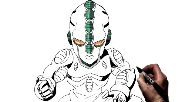 Невероятные приключения Джоджо раскраска