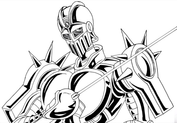 Джоджо раскраска