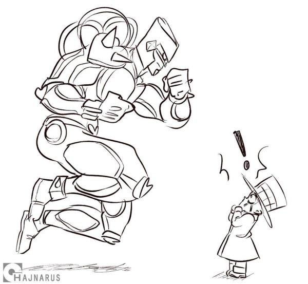 Джотаро Куджо карандашом