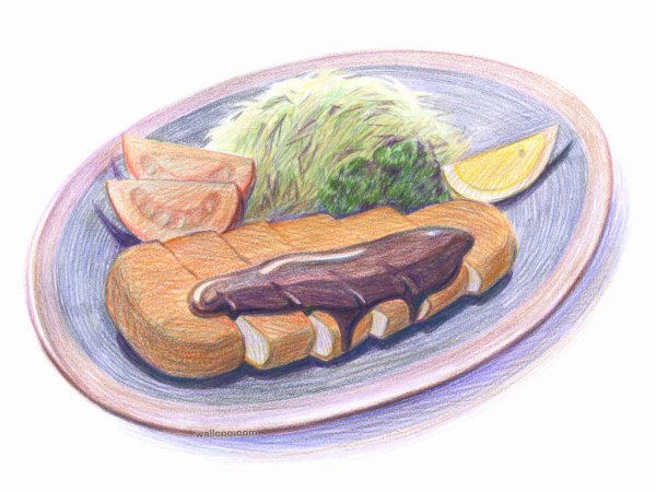 Блюдо рисунок