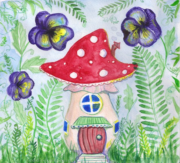 Сказочные домики изо