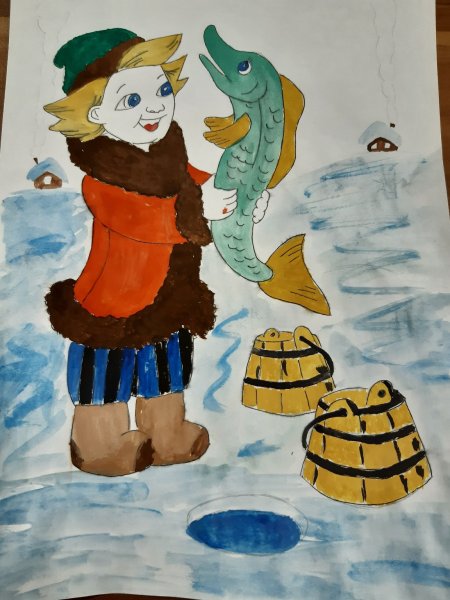 Емеля на печи раскраска для малышей