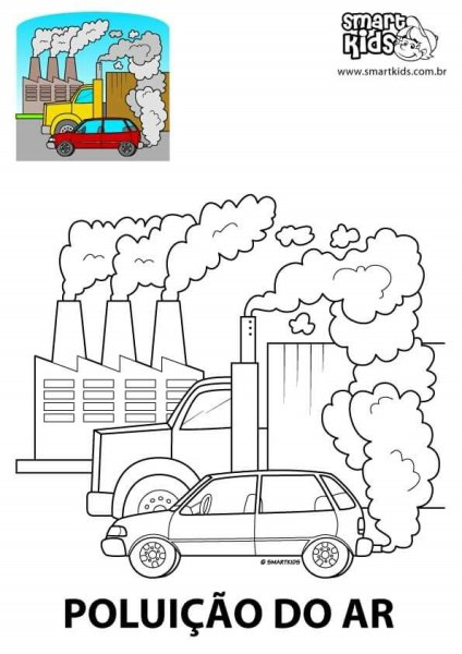 Рисунок на тему загрязнение воздуха