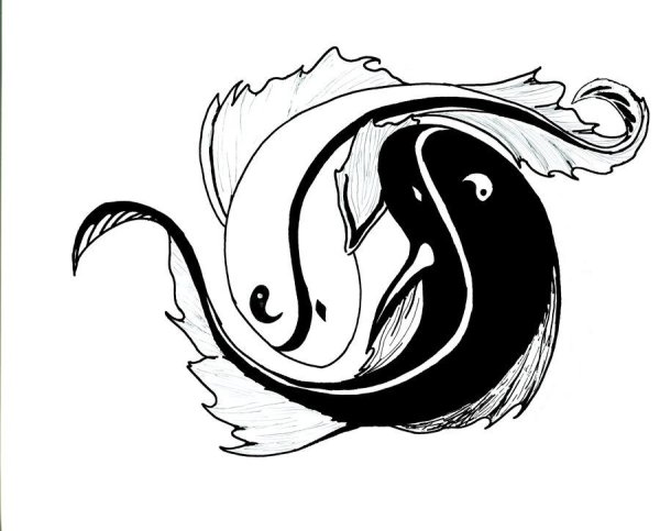 Знак зодиака рыбы Инь Янь