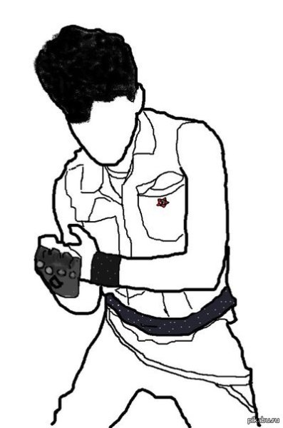 Раскраска сектор газа