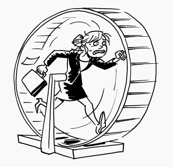 Белка в колесе