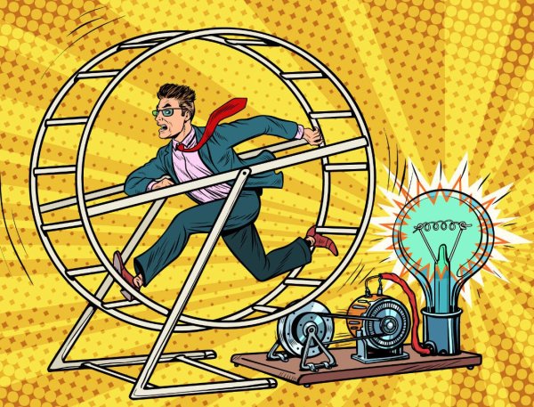 Кпужусь как белка в колесе