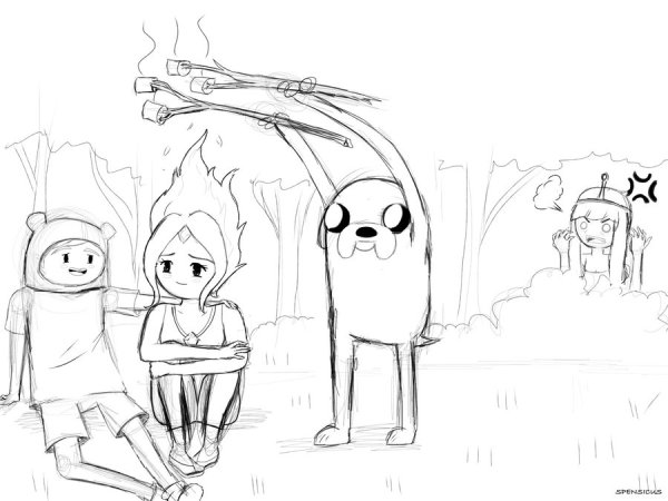 Скетчи Adventure time