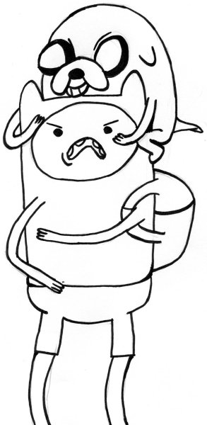 Рисунки Джейка из время приключений