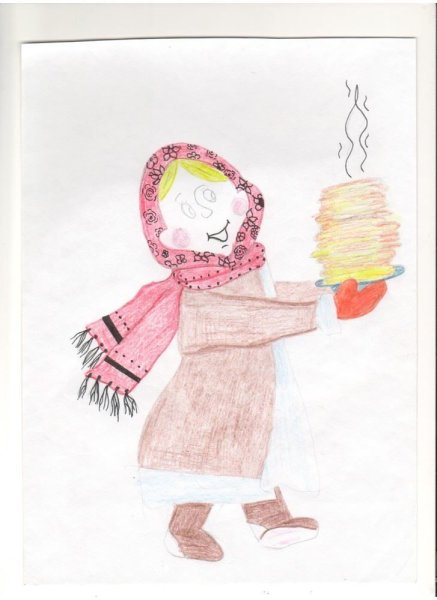 Масленица рисунок