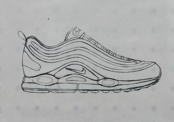 Кроссовки найк рисунок
