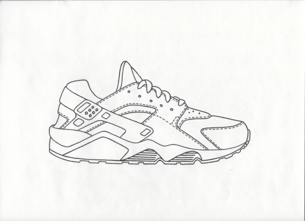 Кроссовки рисунок