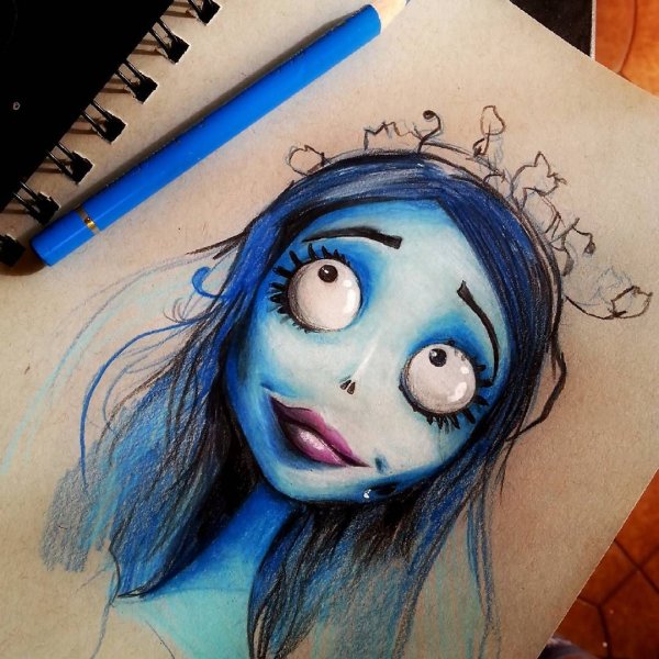 Труп невесты для срисовки