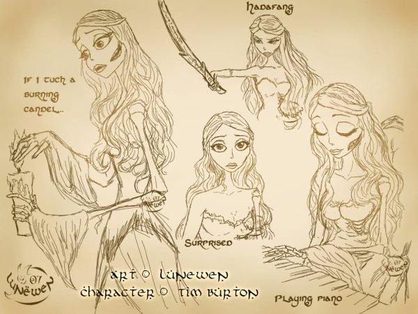 Труп невесты Виктор скетч