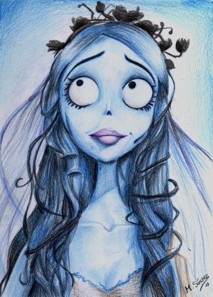 Тим бёртон скетчи труп невесты