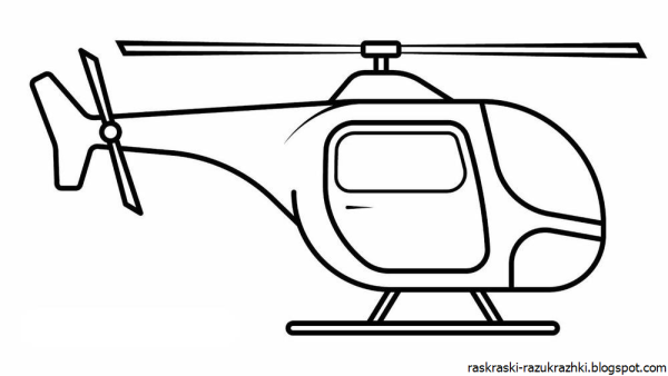 Вертолет рисунок