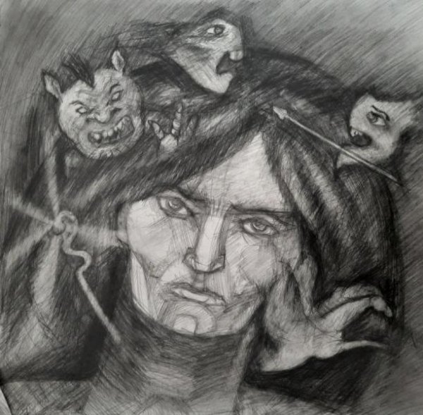 Скифский воин раскраска