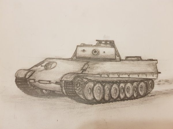 Pantera танк risunok