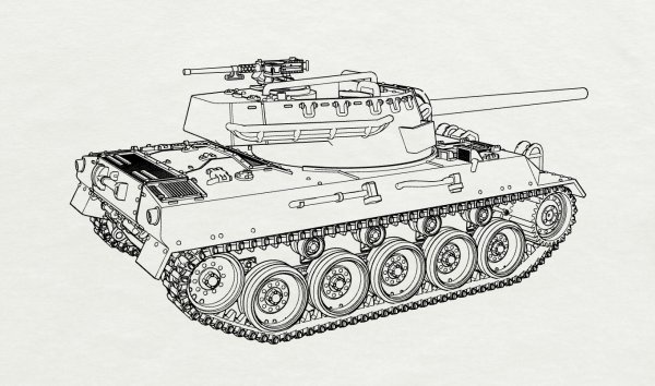 M18 Hellcat чертежи