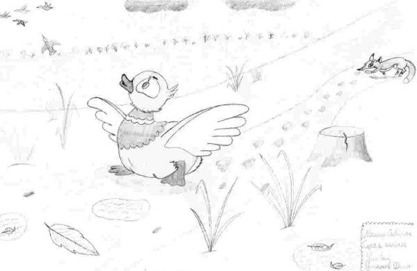 Рисование утки в подготовительной группе