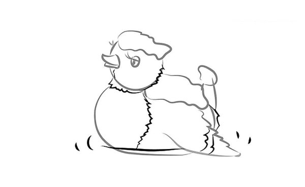 Рисование серая шейка