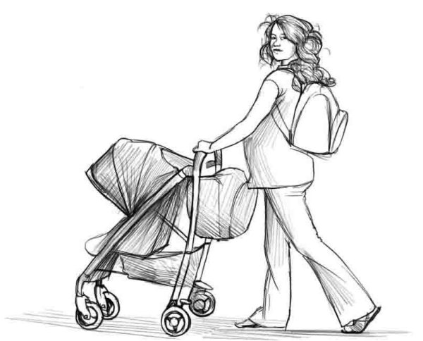 Рисунок папы для срисовки