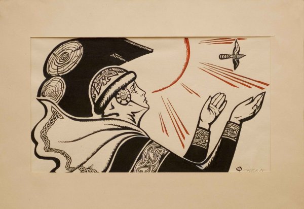 Кантата Александр Невский рисунок