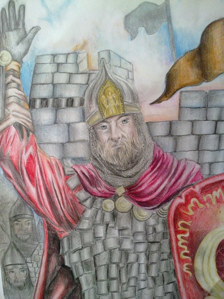 Рисование богатыри пошагово