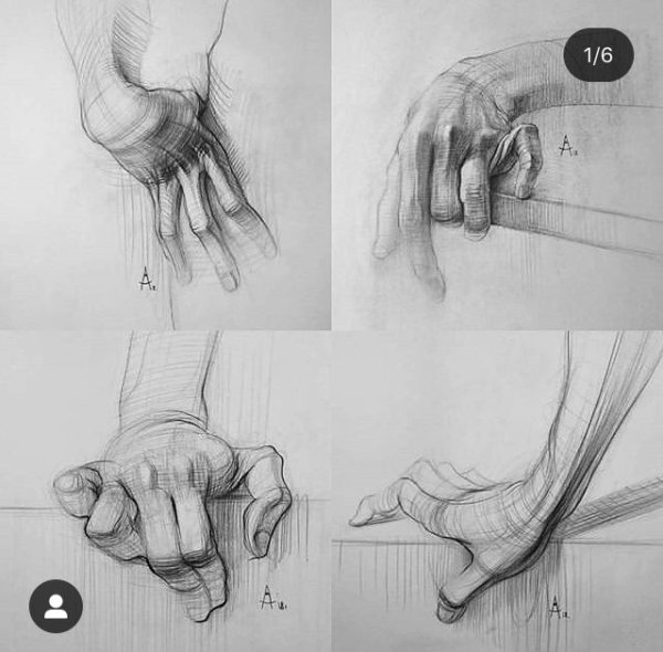 Линейно конструктивное построение кистей рук