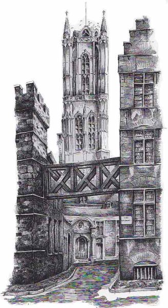 Готические здания легкие