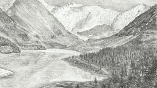 Природа Башкирии рисунки