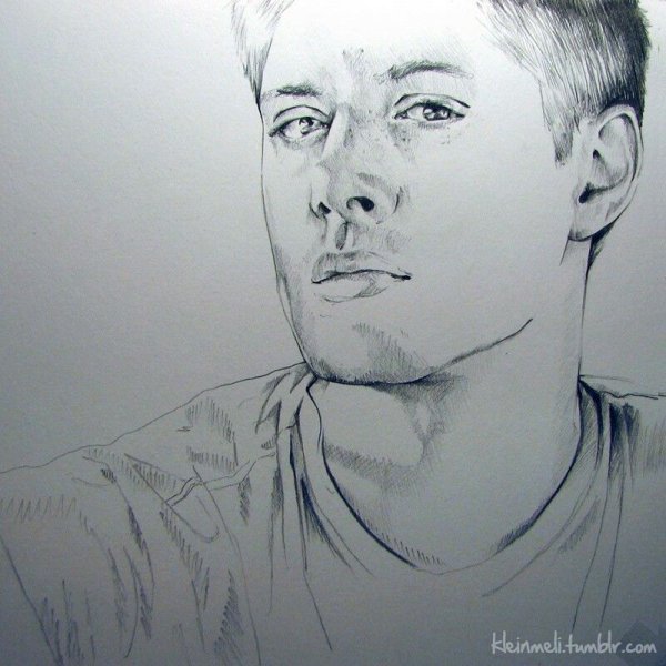 Дин Винчестер портрет