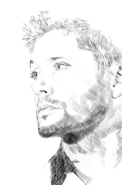 Дин Винчестер скетч