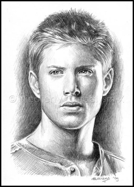 Дин Винчестер рисунок