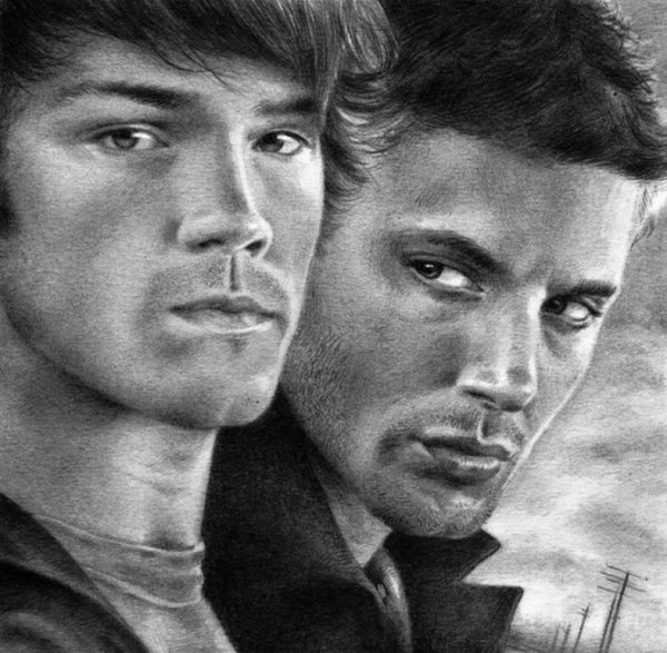 Дин Винчестер и Сэм Винчестер арт