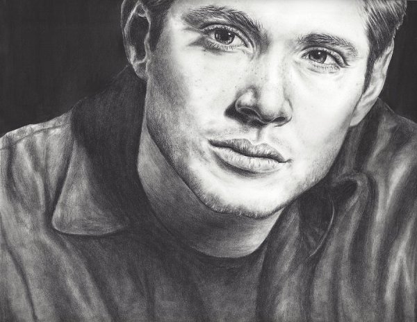 Дженсен Эклз Дин Винчестер портреты