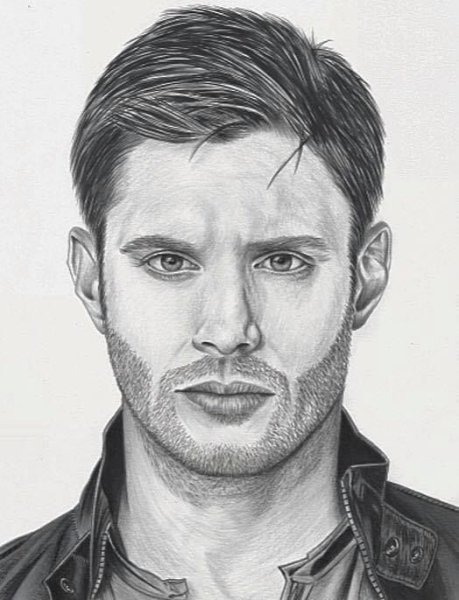 Дин Винчестер рисунок