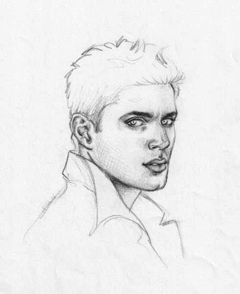 Дин Винчестер для срисовки