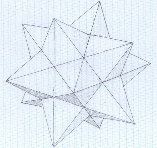 Геометрические фигуры на бумаге