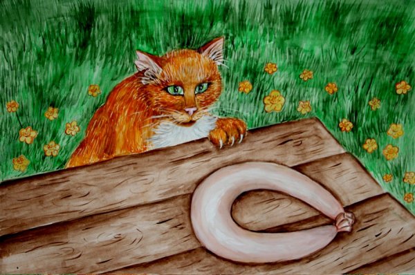 Паустовский кот ворюга иллюстрации