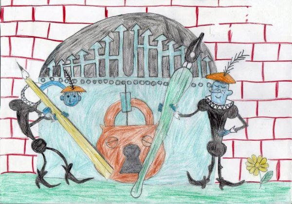 Рисунок к сказке в стране невыученных уроков