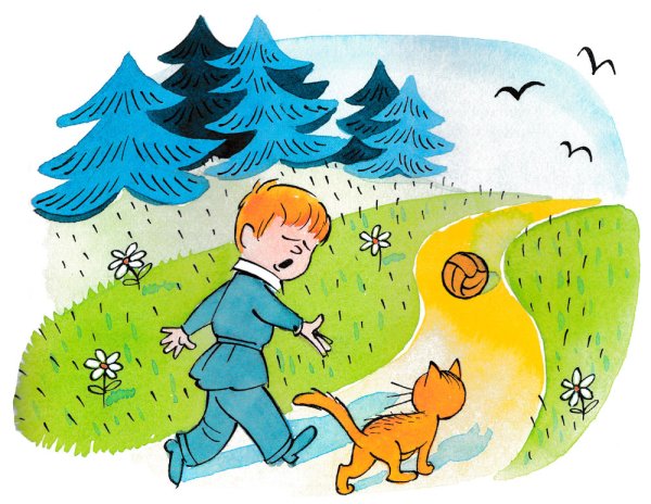 Рисунок к рассказу в стране невыученных уроков