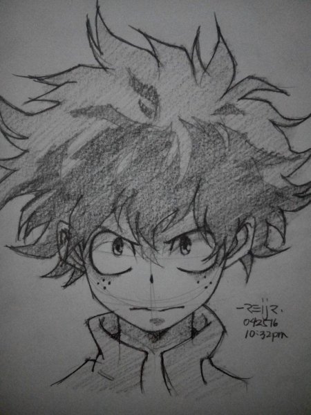 Изуку Мидория скетч