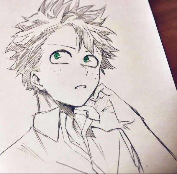 Изуку Мидория скетч