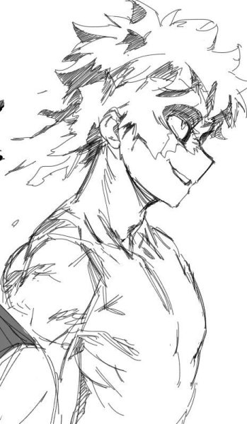 Мидория Изуку референс Манга