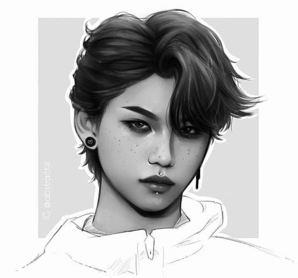 Джисон Stray Kids арт