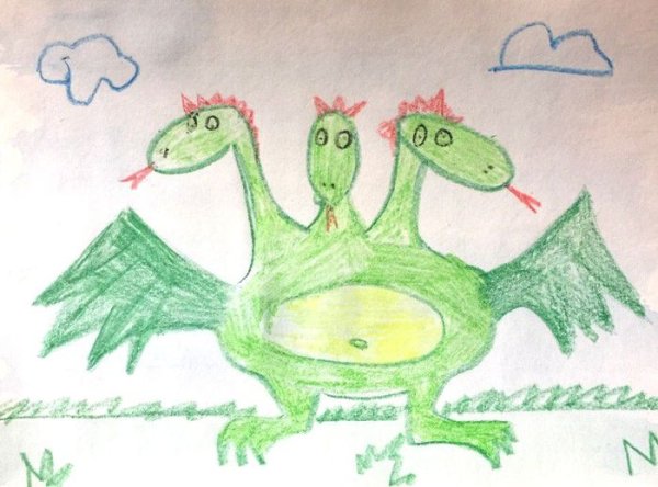 Змей Горыныч рисунок