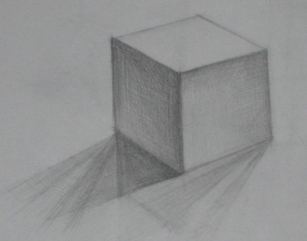 Нарисовать объемный квадрат